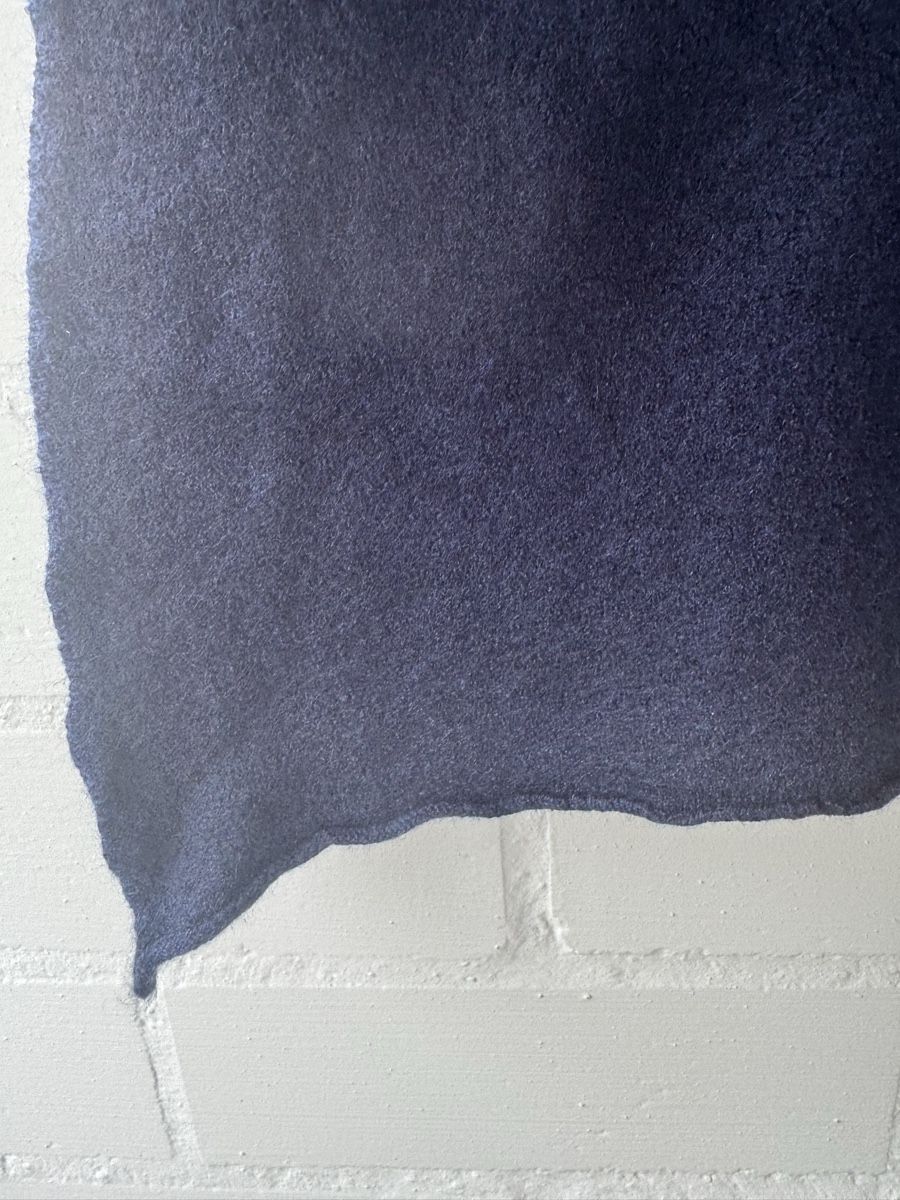 Repeat Foulard & Sciarpe: Repeat Schal Merinowolle dunkelblau – Usato da Brütten venduto da Rod816 4