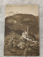 Alte PK / Lungern - Kirche und Oltschihörner ca. 1920