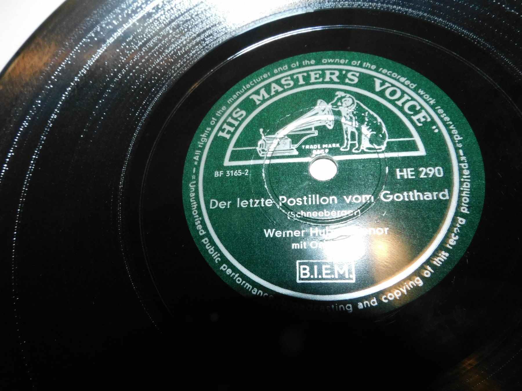 Dischi in vinile: Grammo LP Schellack - der letzte Postillon v Gotthard – Usato da Sursee venduto da 76