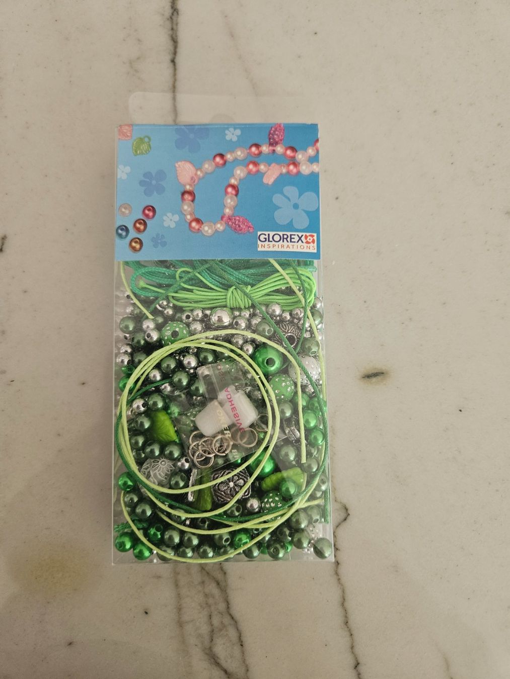 Kit bricolage: Glorex Perlen Set Schmuckbasteln grün – Usato da Kloten venduto da Tacha_gb