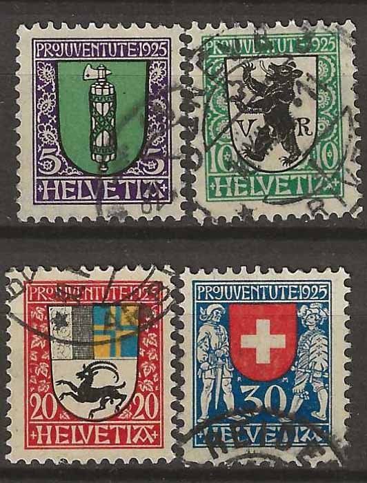 Tutti i francobolli: PJ025 - Pro Juventute 1925 obl. – Usato da Trélex venduto da Phil_Albert