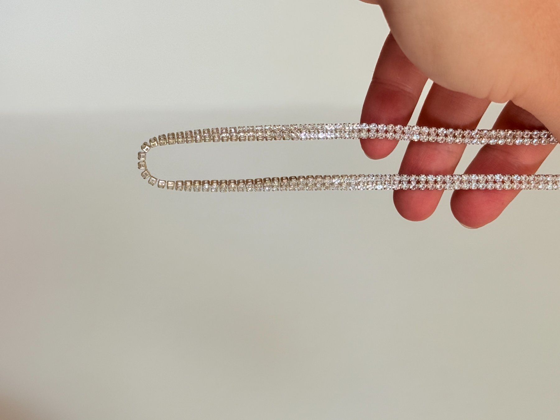 Bracelets: Bracelet ? double rangée strass neuf – Neuf avec emballage d'origine à Genève par AGBERG 7