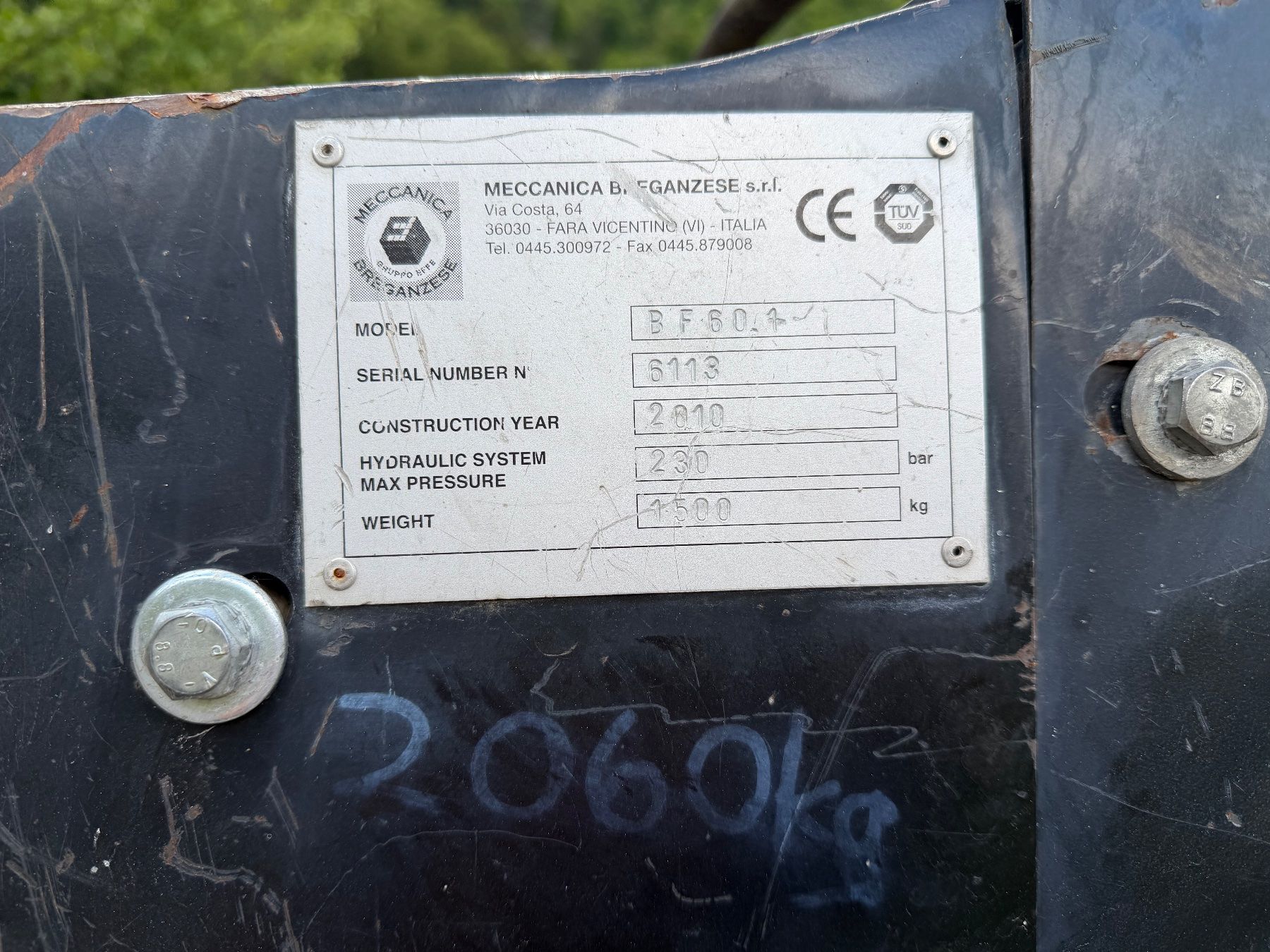 Tutti gli attrezzi: Brecherlöffel zu Menzi Muck – Usato da Oberurnen venduto da quattroturbo 4