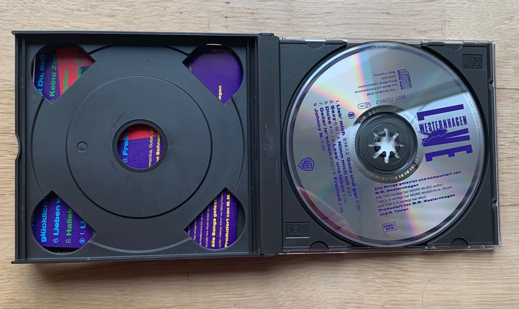 CD: Westernhagen Live Doppel CD – Usato da Zürich venduto da Fieber 2