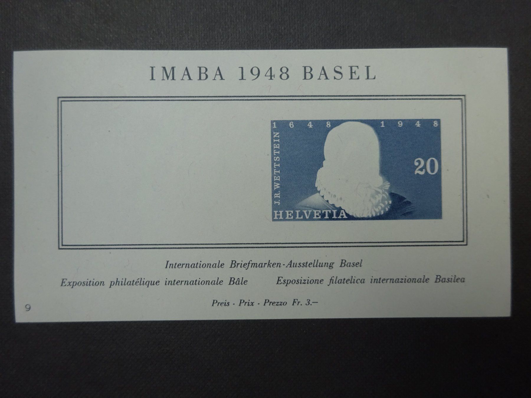 Tutti i francobolli: 1948 W31.W Werdegang  Block postfrisch** – Usato da Appenzell-Steinegg venduto da adi1975 1