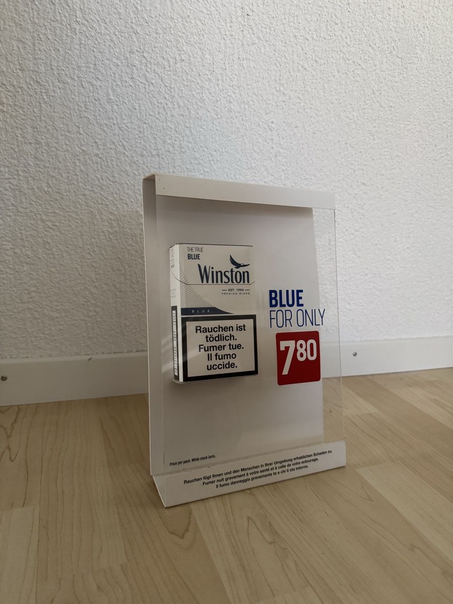 Statuette: Winston Blue Werbung  – Usato da Buchberg venduto da jon_w9fy