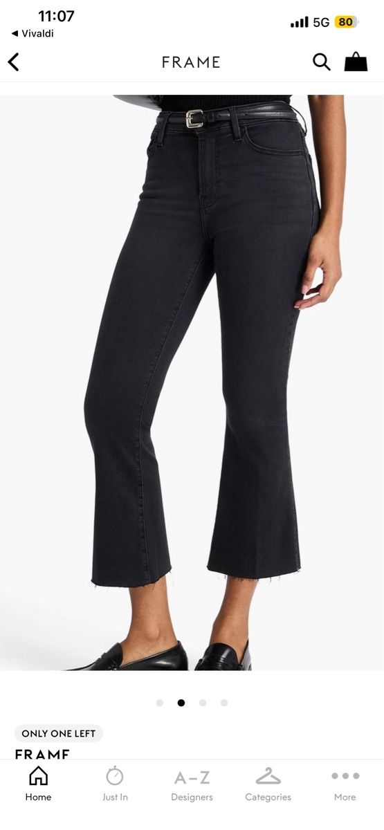 Jeans: Frame Le Crop Mini Boot Jeans, Gr. 33 – Usato da Mauren venduto da toppiloppi 7
