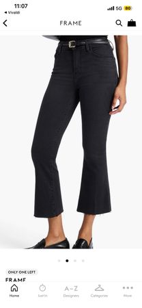 Frame Le Crop Mini Boot Jeans, Gr. 33