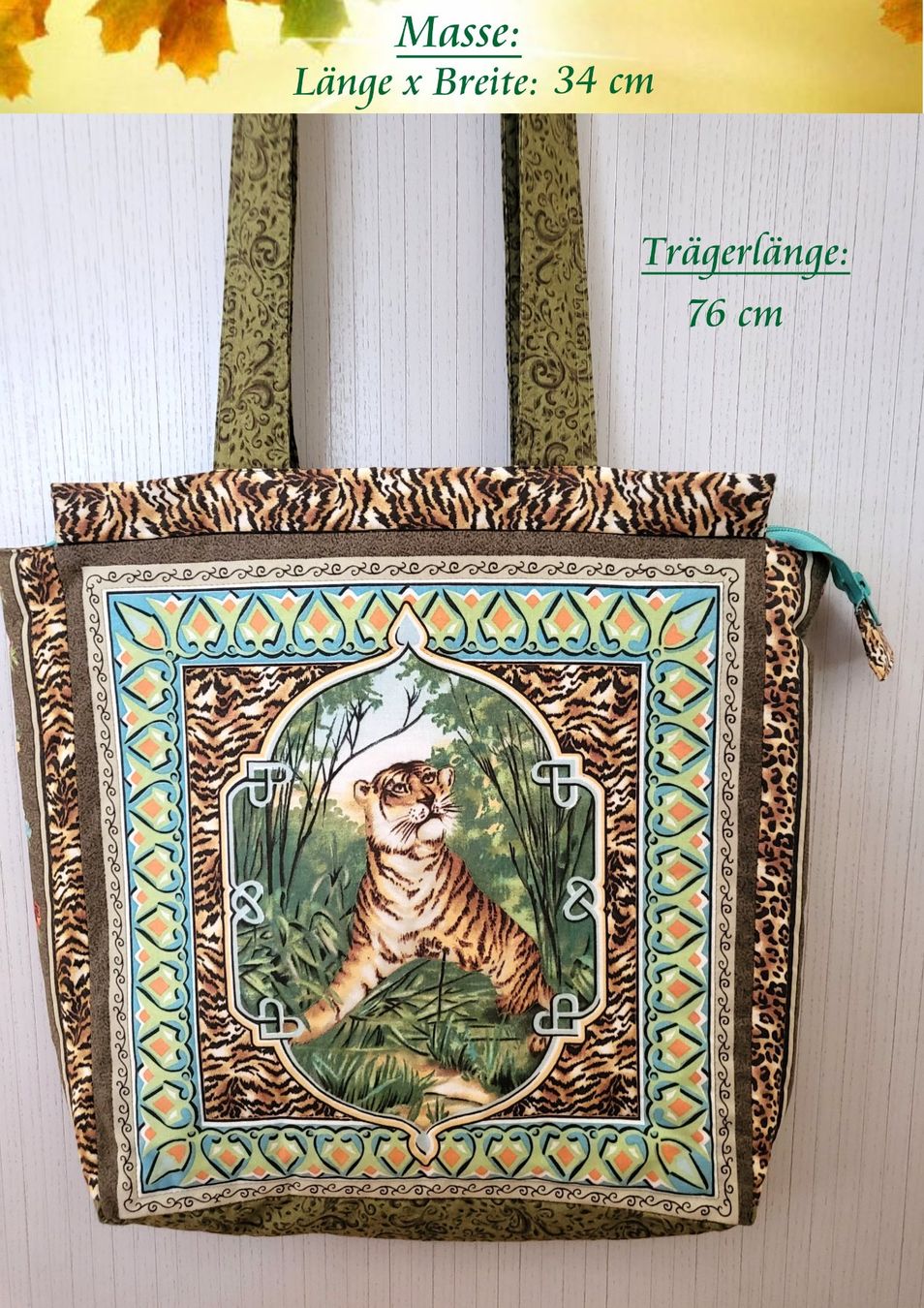 Borse da donna: Stoff Tasche mit passendem Schal – Nuovo (secondo la descrizione) da Linden venduto da Mb2bb 1