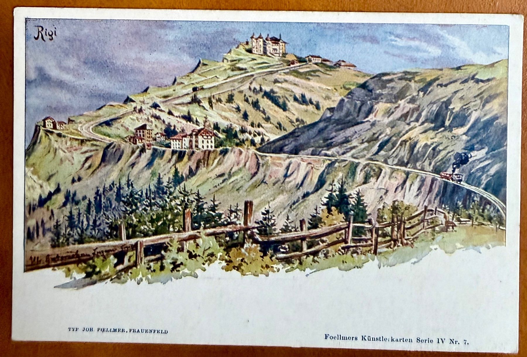 Ansichtskarten: Rigi - Bahn - AK – Gebraucht aus Lutry von Ediego