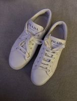 Sneaker Prada weiss Leder Grösse 38 getragener Zustand