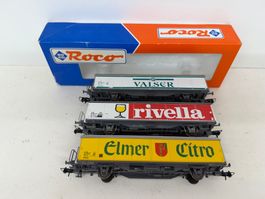 Roco  4042(DC), 4340G (AC), 46168(DC) Hbils Güterwagen