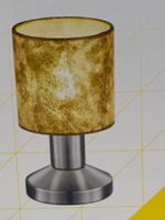 Kleine, goldene Tischlampe-Neu