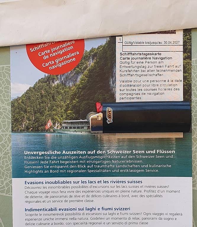 Billets: Cartes journalière Lacs Suisses – Neuf avec emballage d'origine à Servion par meno999 1