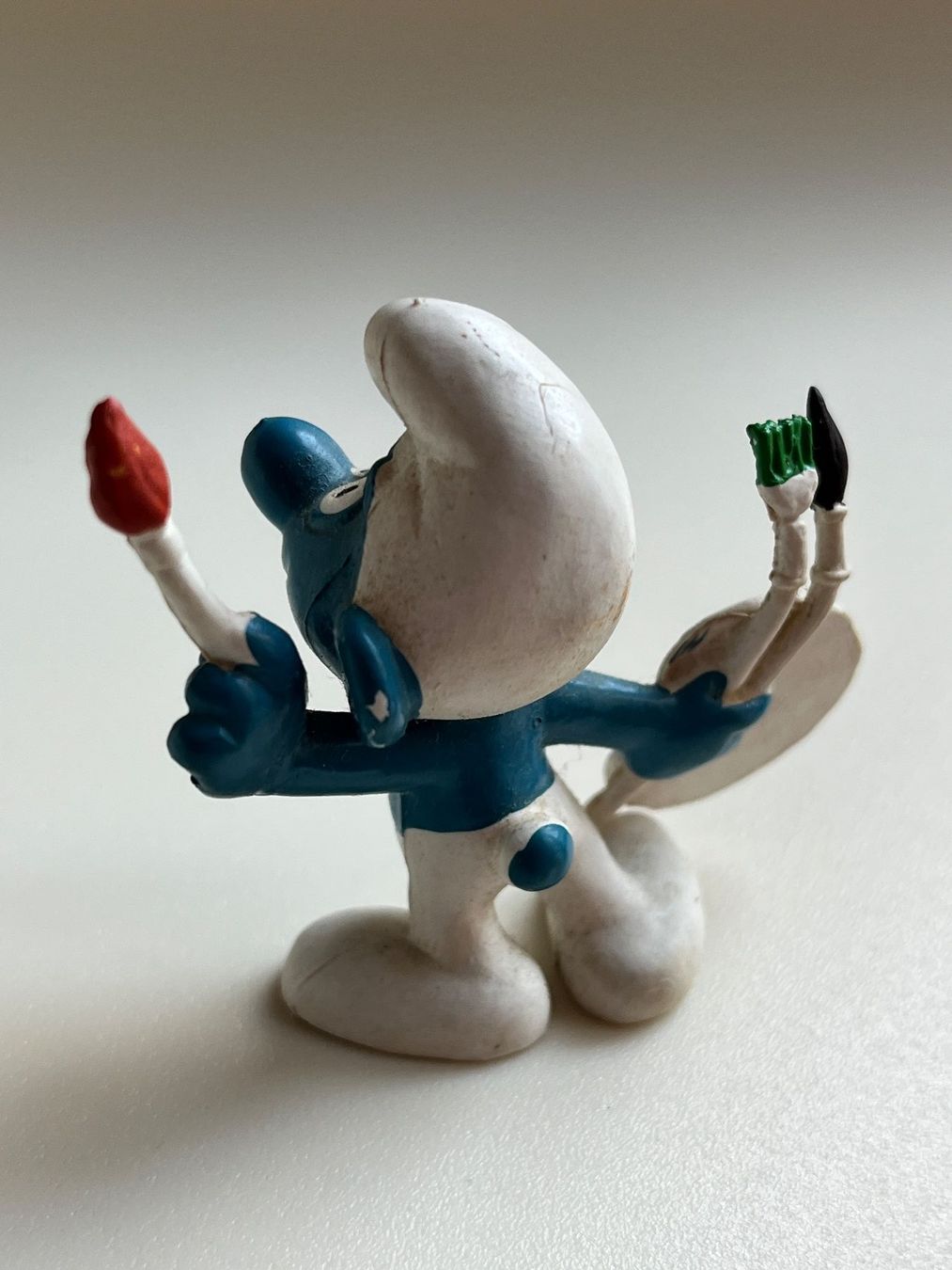 Statuette: Maler Schlumpf  von Bully – Usato da Winterthur venduto da Wusa01 2