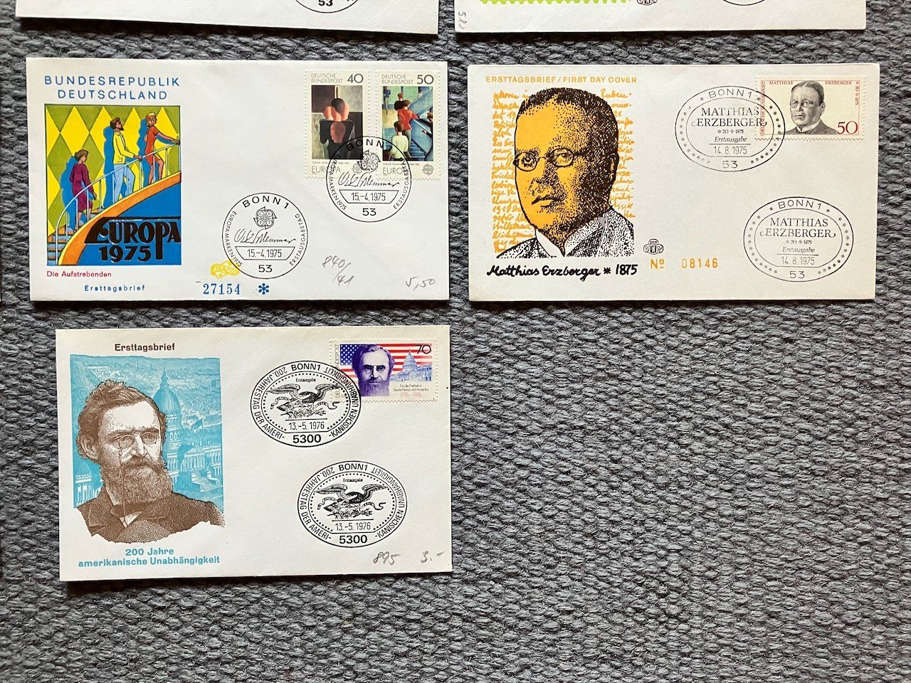 Tutti i francobolli: Deutschland - 31 FDC 1961-76 – Usato da Nesslau venduto da andi_hon 8