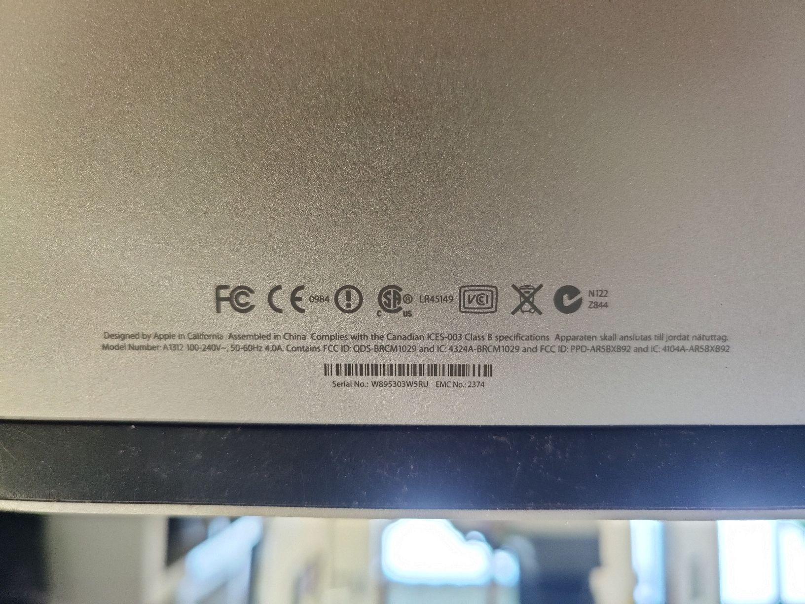 Apple PC: Apple iMac A1312 27" 2011 – Usato da Siggenthal Station venduto da meefree8 5