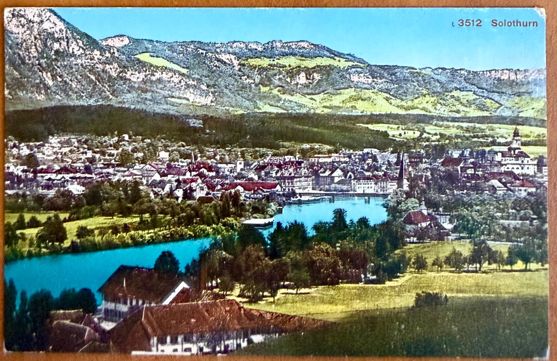 Cartoline postali: AK: Solothurn - Panorama – Usato da Lutry venduto da Ediego