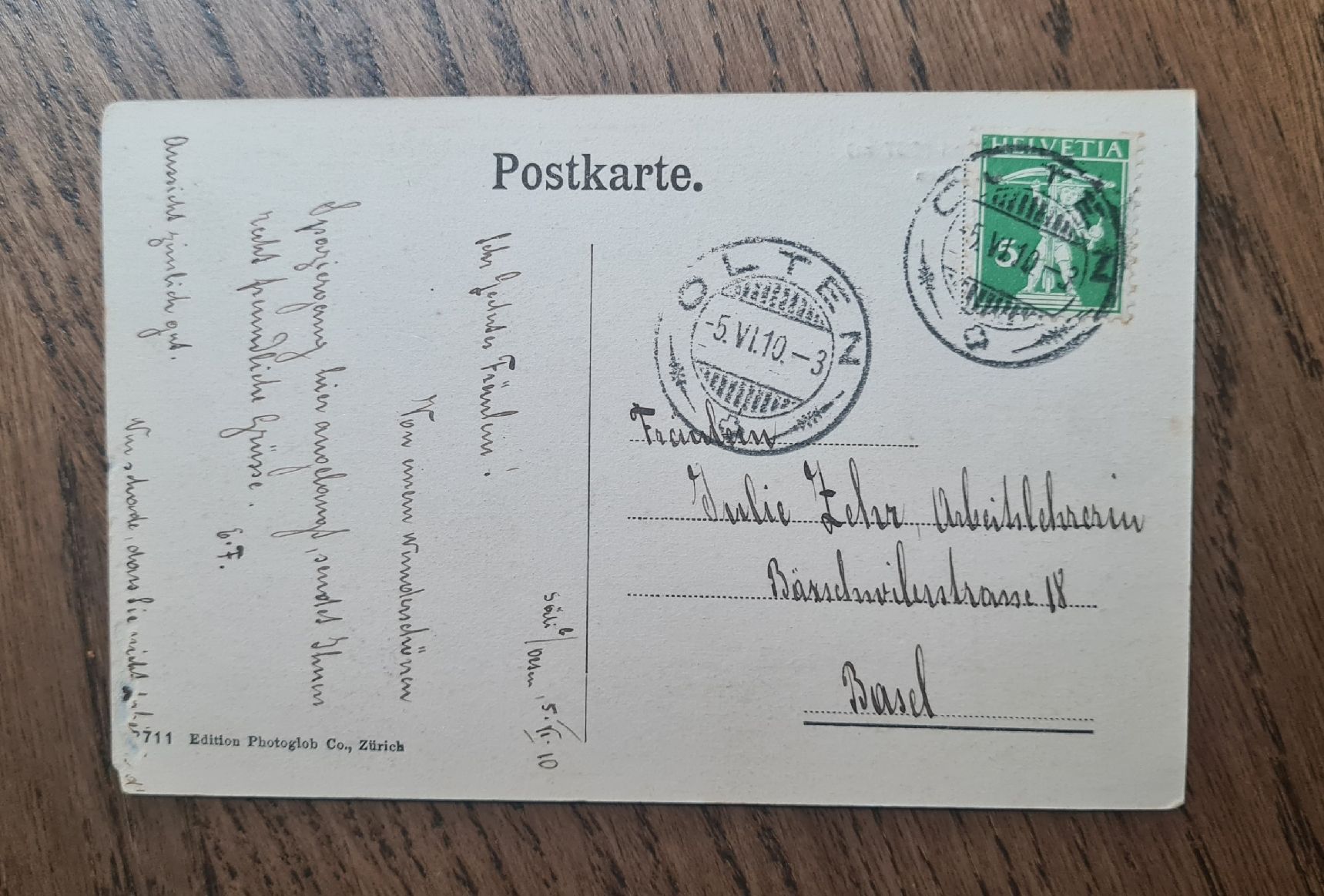 Cartoline postali: Säli-Schlössli 1910 – Usato da Ebikon venduto da Donar50 2