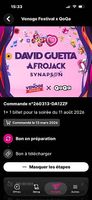 Vend 1 place pour David guetta 