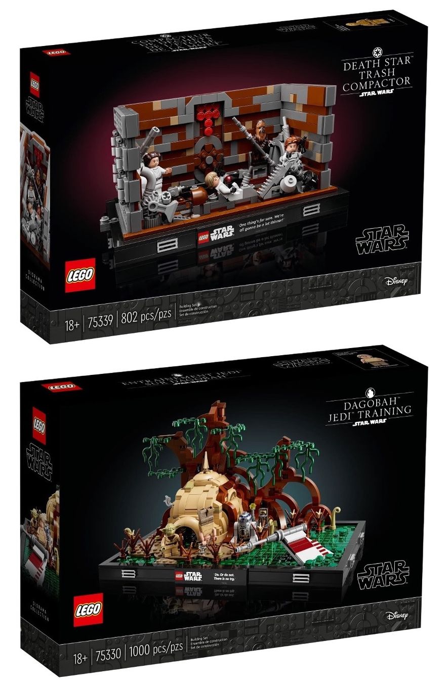 Lego Kit di costruzioni: LEGO Star Wars Trash Compactor 75339, Dagobah Training 75330 – Nuovo e nell'imballaggio originale da Neuchâtel venduto da AS_SW