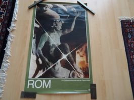 älteres Plakat ROM mit Schildkrötenbrunnen