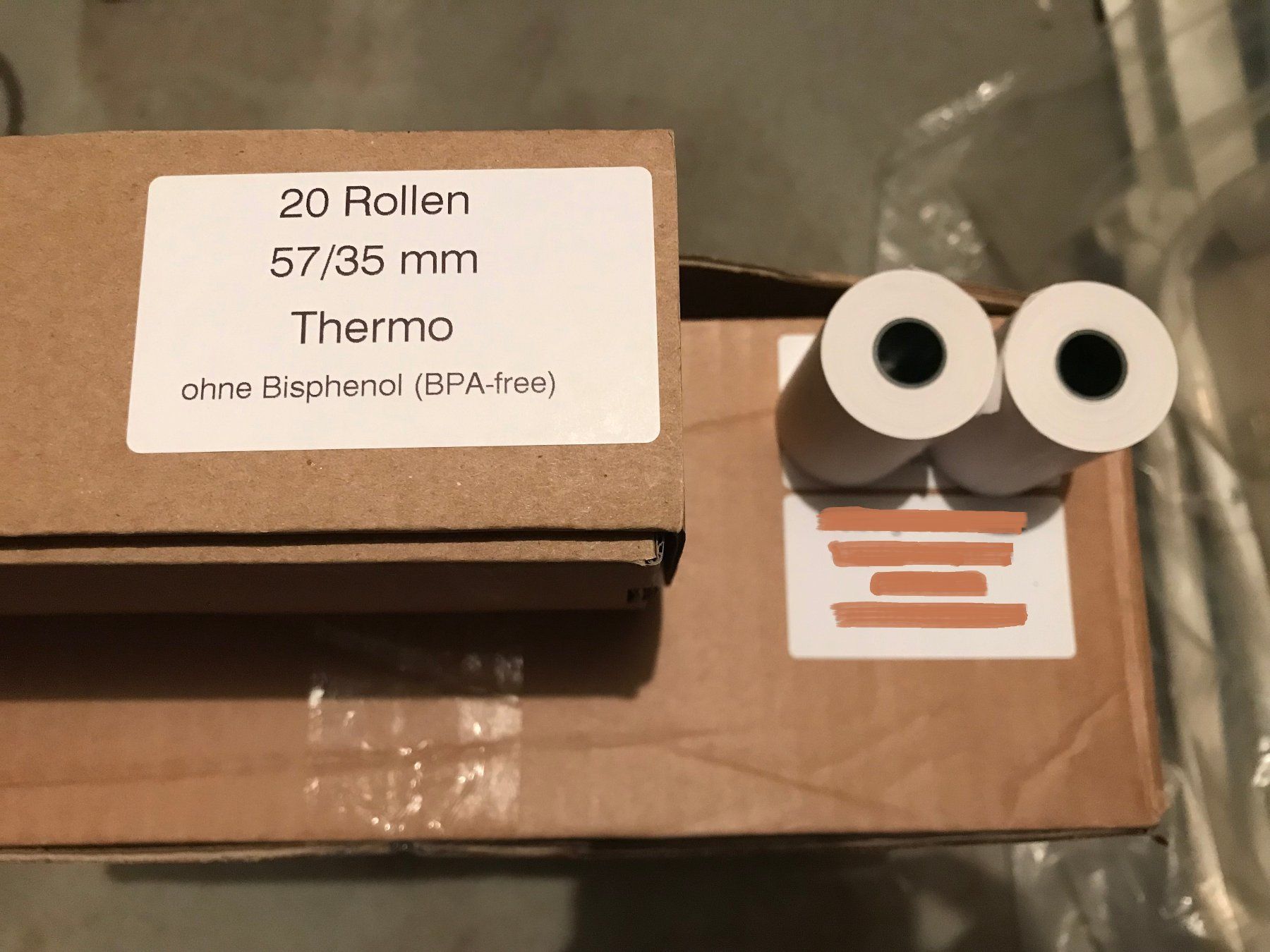 Sharp Kassen: Thermopapierrollen,Registrierkasse,Kassensystem,Kassenrollen – Neu und originalverpackt aus Bern von Friby3279 4