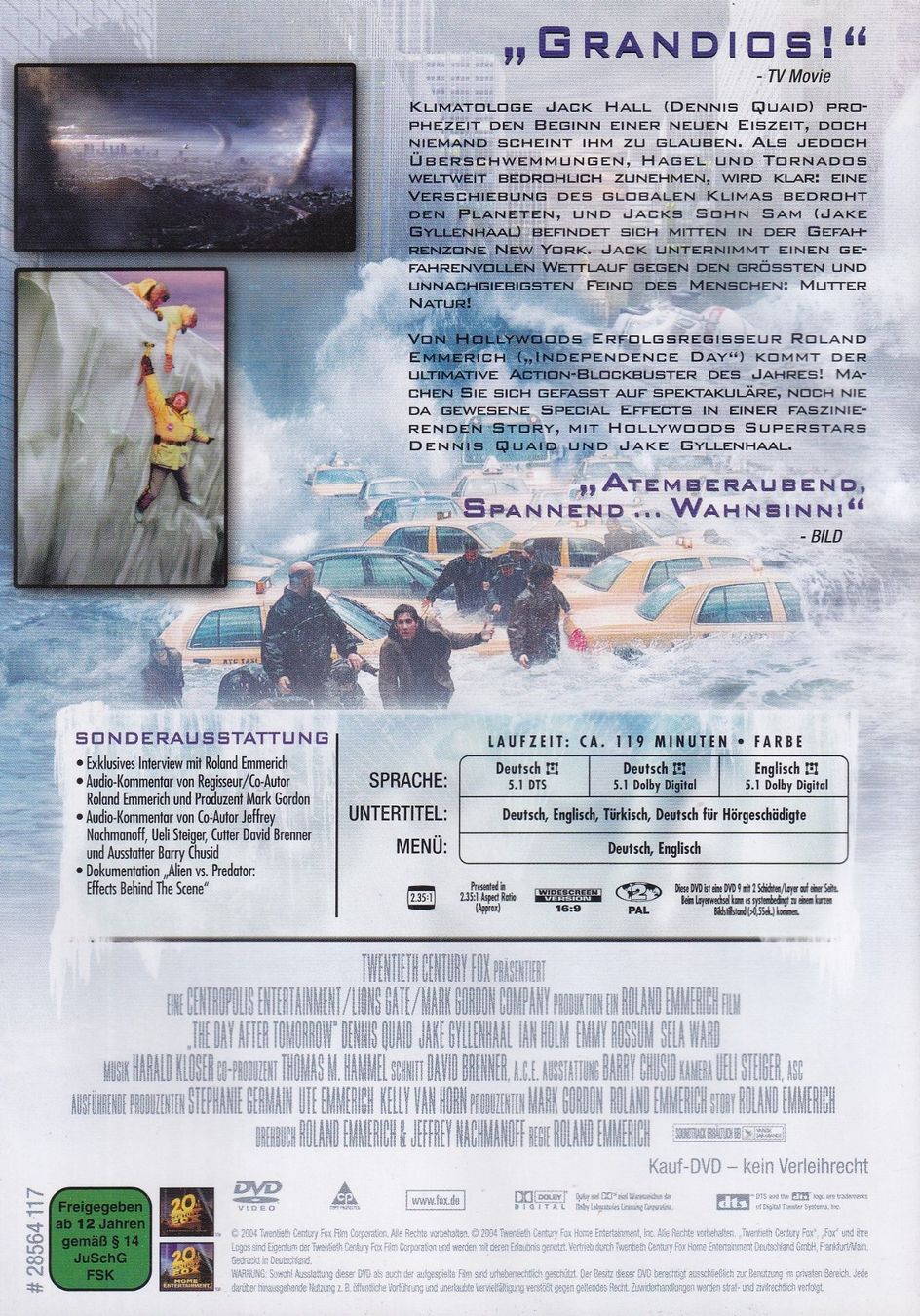 Tutti i DVDs: DVD ab Fr. 1.--, The Day after Tomorrow – Usato da Lausen venduto da Mondeo10628 1