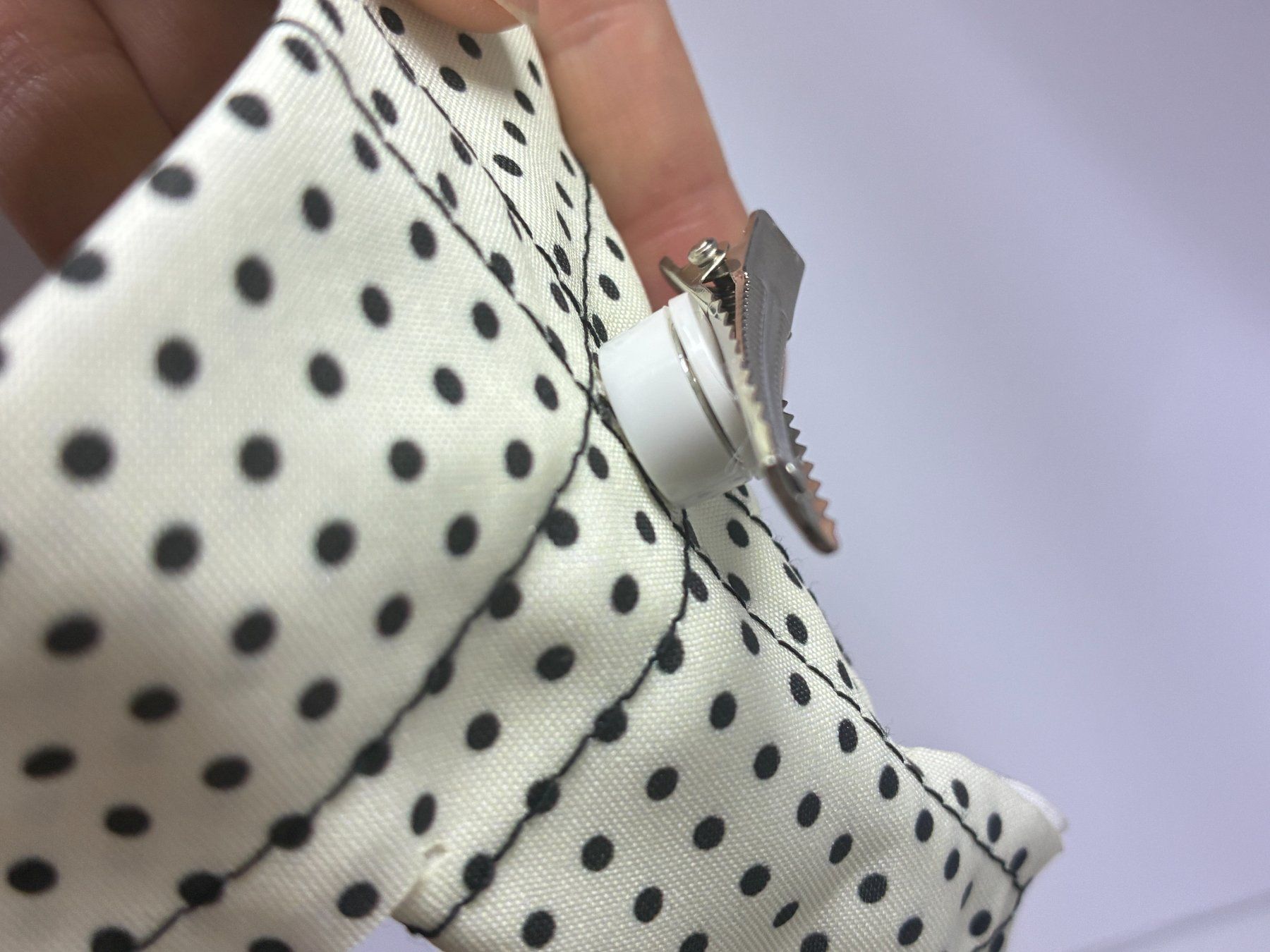 Accessori per capelli: Handgemachte Stoff-Haarspange mit drehbarem Windrad – Nuovo (secondo la descrizione) da Finstersee venduto da Small-Daily-Rituals 2
