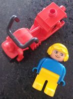 Lego Duplo Motorrad / Figur 2612 Vintage 1986 ohne Anleitung