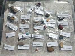 24 Stk Edelsteine Echt Adventskalender Neu Set 21