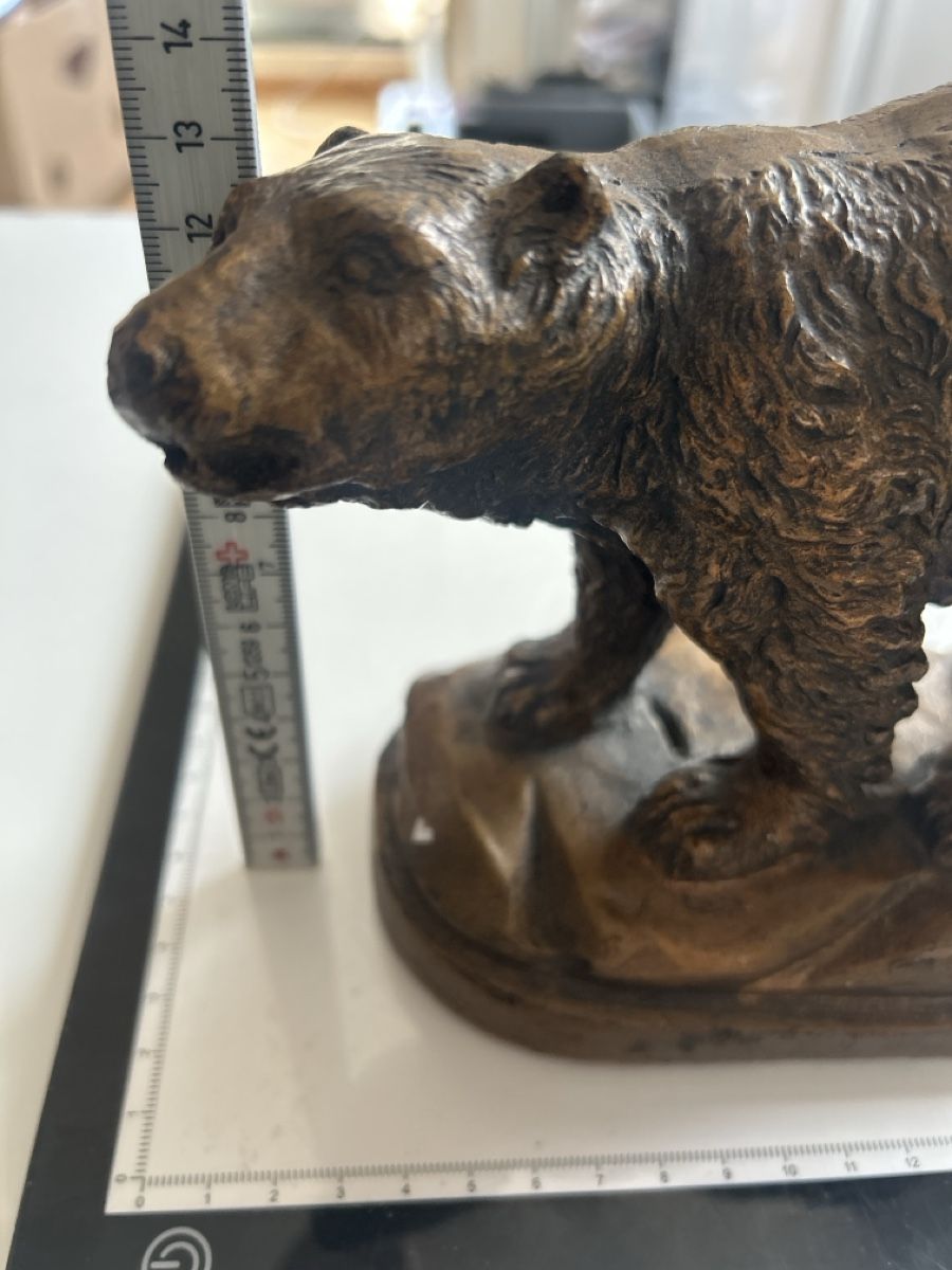 Statuette: Bronzefigur Bär auf Sockel Kunstobjekt(I10) – Usato da Neuenhof venduto da bro_9zsg 5