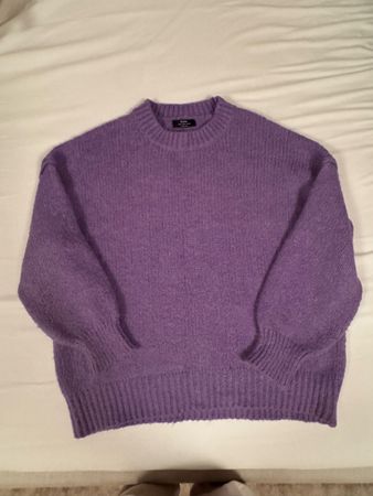 Cosy Bershka Purple Jumper - Size S - Great Condition!