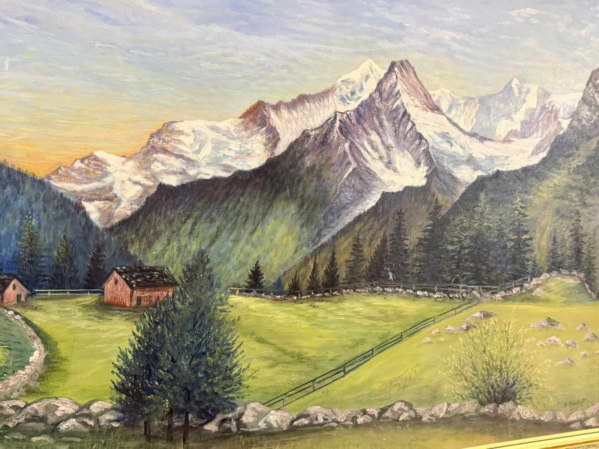 Dipinti: Henri Bischoff - Ölgemälde Biel 1944 – Usato da Solothurn venduto da NUVICO 4