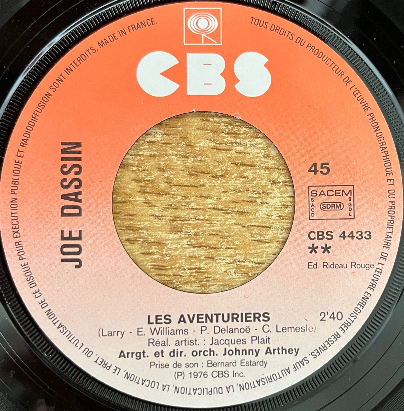 Dischi in vinile: JOE DASSIN - IL ÉTAIT UNE FOIS NOUS DEUX – Usato da Bussigny venduto da vinyl-pas-cher 3