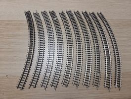 Märklin 10 x 8520 gebogenes gleis Z (4)