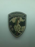 BADGE ECUSSON MILITAIRE SUISSE RECRUTEMENT