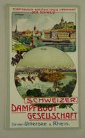 SCHWEIZER. DAMPFBOOT-GESELLSCHAFT LITHO PROSPEKT