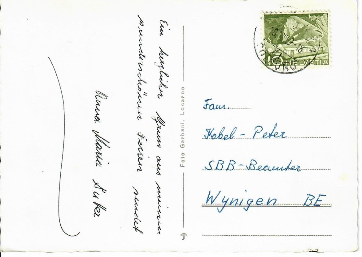 Cartoline postali: Solduno -Locarno – Usato da Hochdorf venduto da Ziegel-16 1