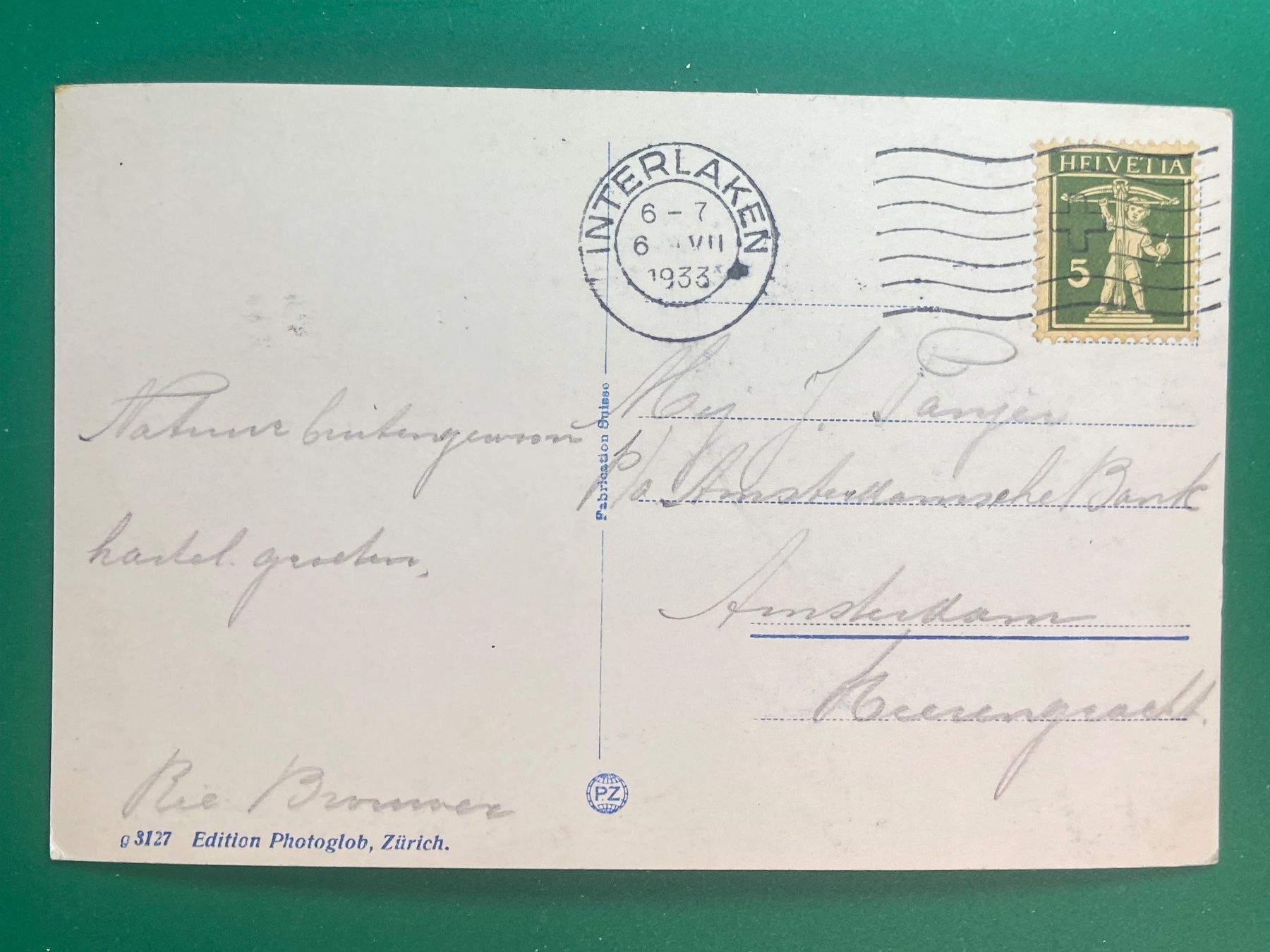 Cartoline postali: Interlaken - Heimwehfluh – Usato da Steg VS venduto da danwer74 1