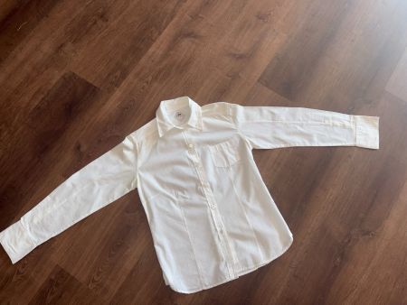 Blanc du Nil fitted blouse