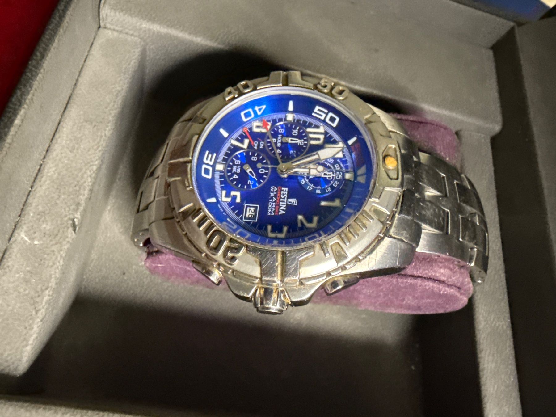 Festina Uhren: Festina Chrono Alarm 43 mm – Gebraucht aus Pfeffingen von Allhandelklgwatches 1