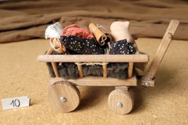 Wagen Schwarzenberger Krippenfiguren / Leiterwägeli N10