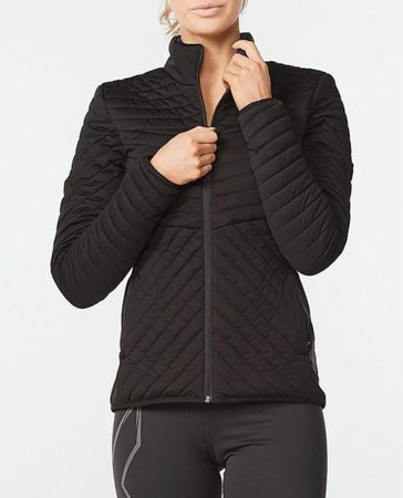 2XU Ignition Insulation Damen Jacke schwarz - Grösse XL