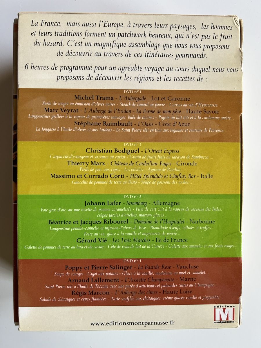 Alle DVDs: ITINÉRAIRE D’UN GOURMET 4 DVD – Gebraucht aus St-Cierges von Crisi53 1
