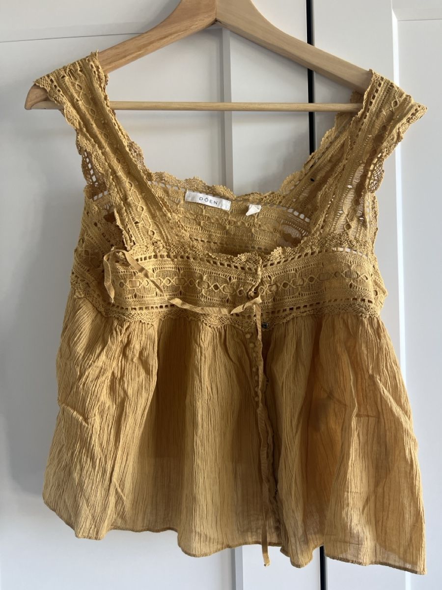 Tops: Dôen Bluse senfgelb Grösse M Cotton – Neu (gemäss Beschreibung) aus Ins von ann_wp7f