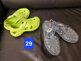 2 paires sandales resistante a l'eau enfant été taille 29