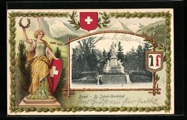 Basel, St. Jakob-Denkmal mit Parkanlage