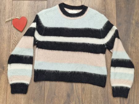 Alpaca Pullover ba&sh gestreift Gr XS gebraucht