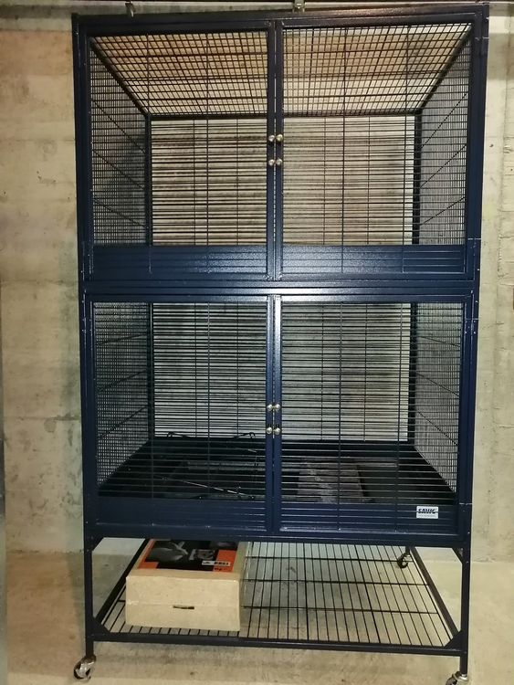 SAVIC Suite Royale 95 Nagerkäfig Blau | Kaufen auf Ricardo